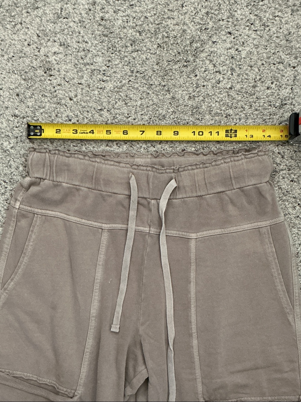 NWT Easel Wide-Leg Cargo Sweatpants ~ Mocha - Picture 6 of 9
